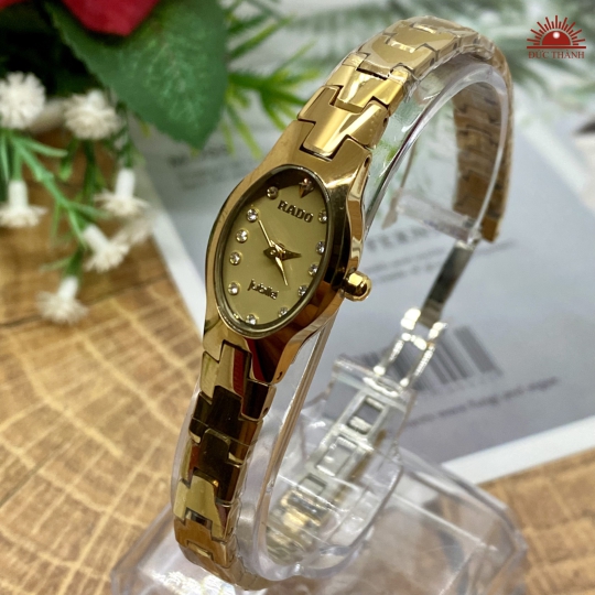 Đồng Hồ Rado Đá Đúc Nhí - 6677L - Vàng Oval