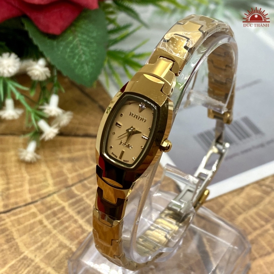 Đồng Hồ Đá Đúc Rado Nhí - 9826L - Vàng Đồng