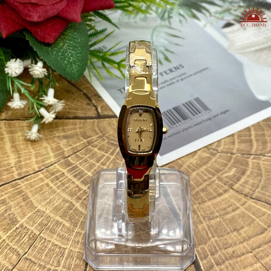 Đồng Hồ Đá Đúc Rado Nhí - 9826L - Vàng Đồng