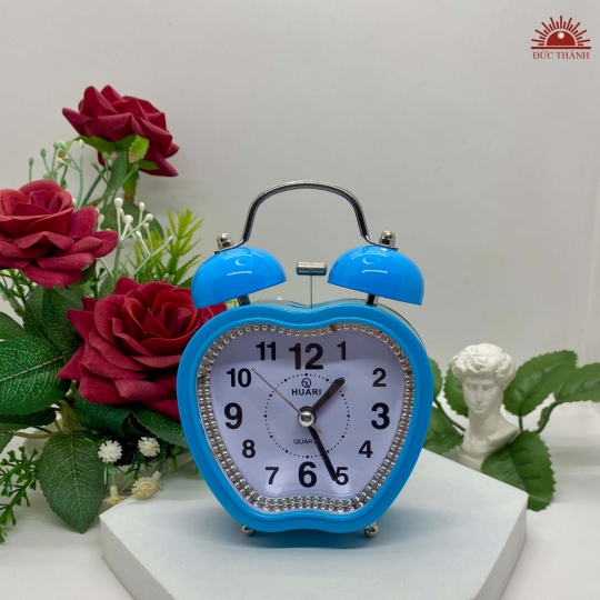 Đồng Hồ Báo Thức Hauri - 3302 Xanh 