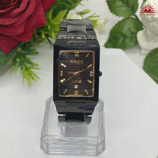 Đồng Hồ Nam Đá Đúc Rado 6839G Đen
