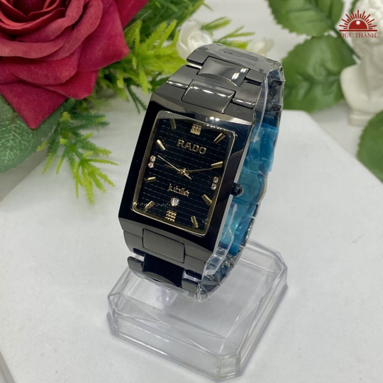 Đồng Hồ Nam Đá Đúc Rado 6839G Đen