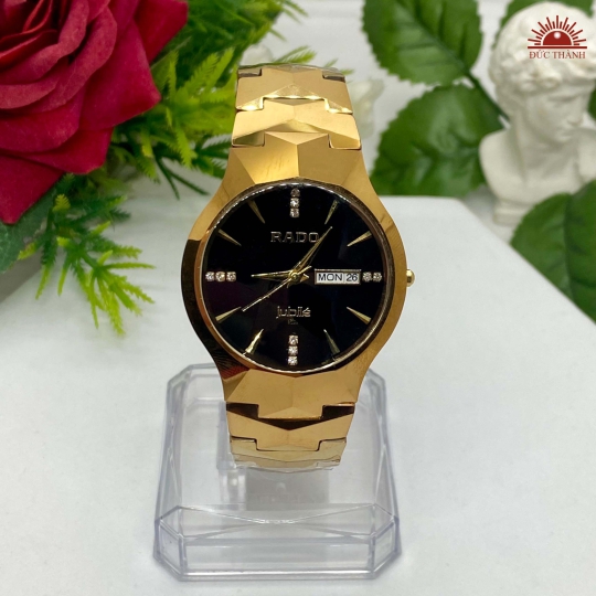 Đồng Hồ Nam Đá Đúc RadoJH6604GHM Vàng Đen