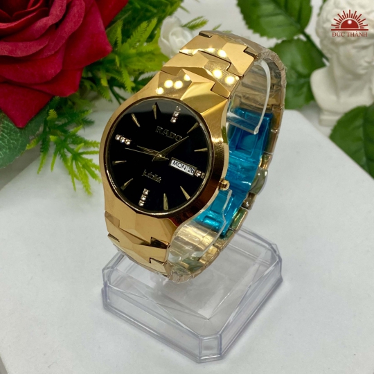 Đồng Hồ Nam Đá Đúc RadoJH6604GHM Vàng Đen