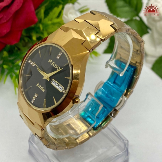 Đồng Hồ Nam Đá Đúc RadoJH6604GHM Vàng Đen
