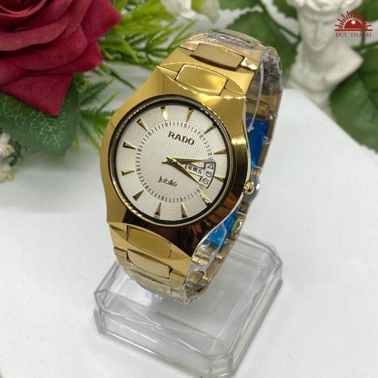 Đồng Hồ Nam Đá Đúc Rado JL6053GHM - Vàng Mặt Kem