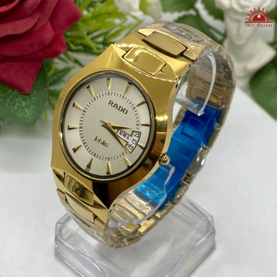 Đồng Hồ Nam Đá Đúc Rado JL6053GHM - Vàng Mặt Kem