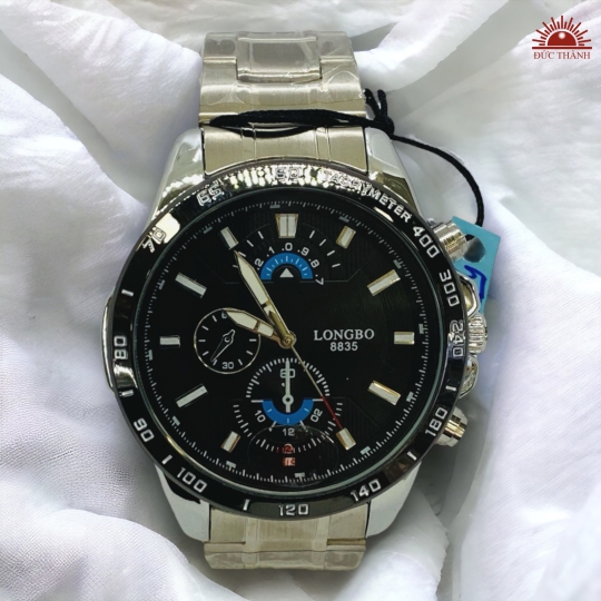 Đồng Hồ Nam Longbo 8835 Đen