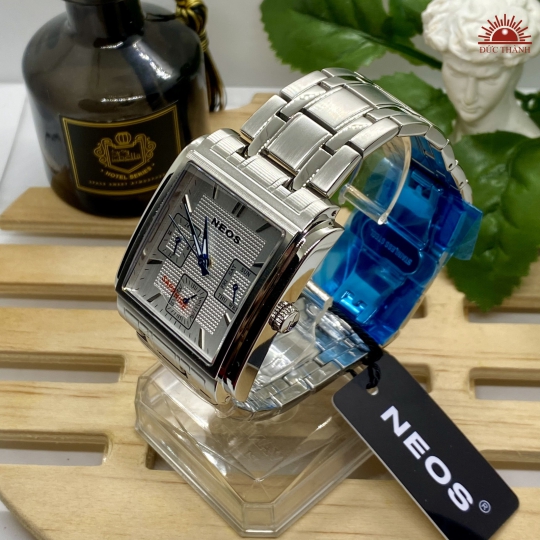 Đồng Hồ Nam NEOS - 50557 - Trắng Mặt Xám