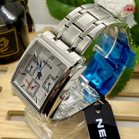 Đồng Hồ Nam NEOS - 50557 - Trắng Mặt Xám