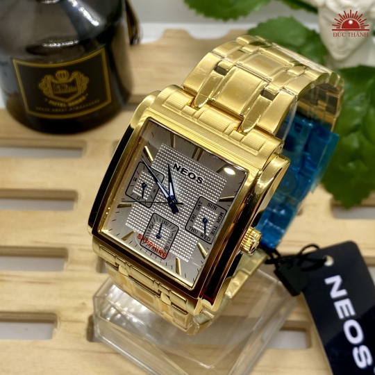 Đồng Hồ Nam NEOS - 50557 - Vàng mặt trắng