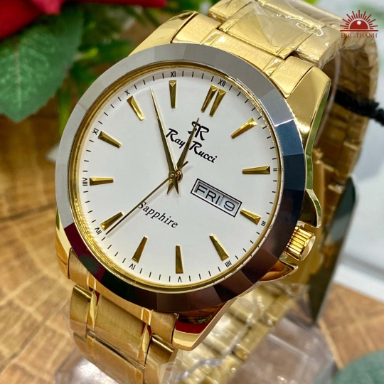 Đồng Hồ Cặp Ray Rucci - RR70033 - Vàng Niềng Đá