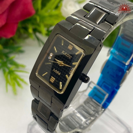 Đồng Hồ Nữ Đá Đúc Rado 6839L Đen