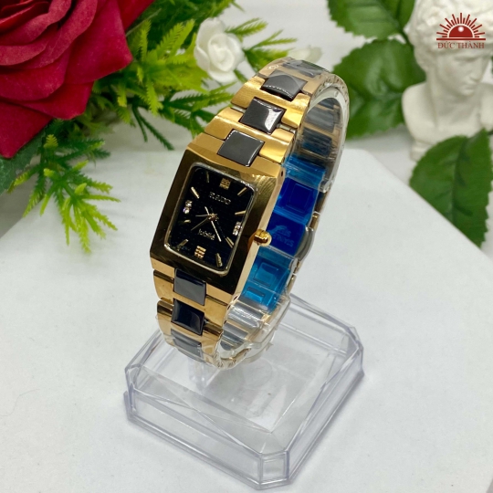 Đồng Hồ Nữ Đá Đúc Rado 6839L Đờ Mi Đen