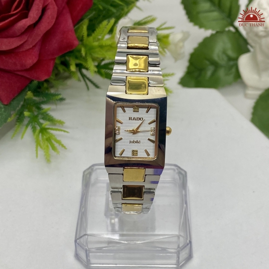 Đồng Hồ Nữ Đá Đúc Rado 6839L Đờ Mi Trắng