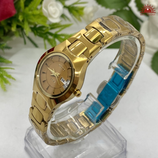 Đồng Hồ Nữ Đá Đúc Rado L6053LHM Full Vàng Đồng