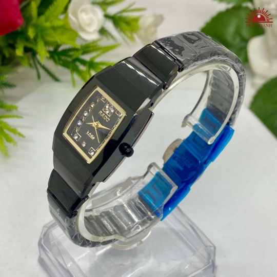 Đồng Hồ Nữ Đá Đúc Rado NO 291L Full đen