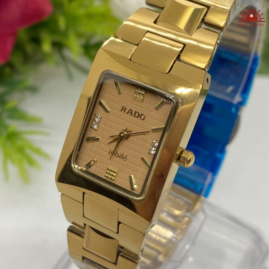 Đồng Hồ Nữ Đá Đúc Rado NO 6839L Full Vàng Đồng