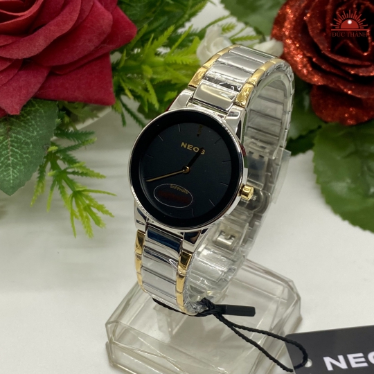 Đồng Hồ Nữ NEOS - 30925 - Đen Đờ Mi