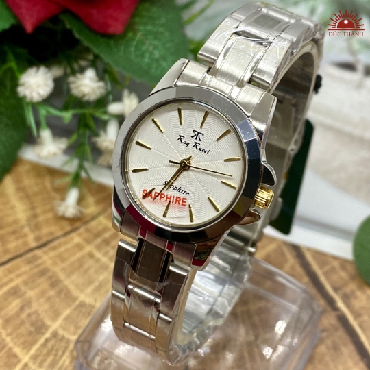 Đồng Hồ Cặp Ray Rucchi - 70035 - Mặt Trắng Niềng Đá