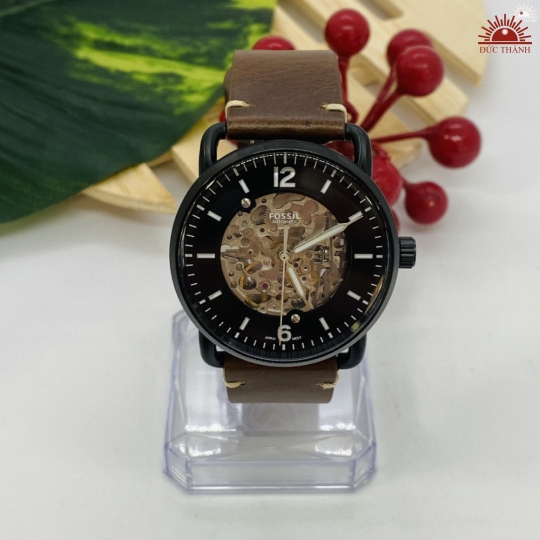 Đồng Hồ Tự Động Fossils - 251803 - Đen Lộ Cơ