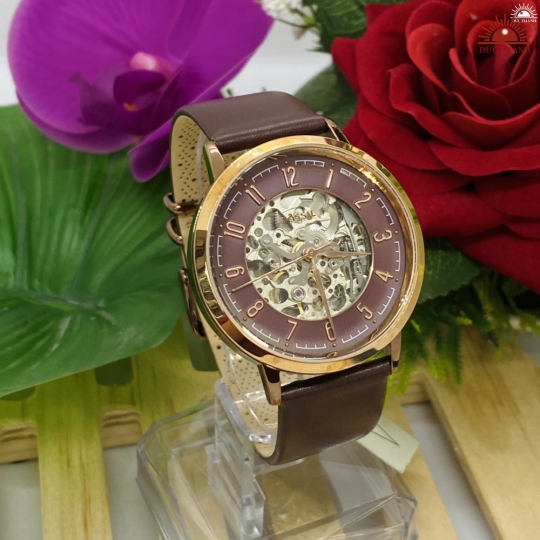Đồng Hồ Tự Động Fossil - 11708 - Nâu Lộ Cơ