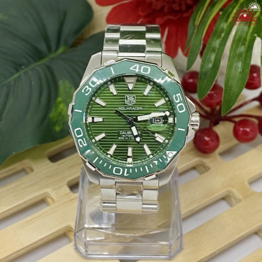 Đồng Hồ Tự Động Aqua Racer - 033 - Xanh lá