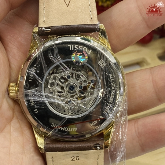 Đồng Hồ Tự Động Nam Fossil - 11170 - Vàng Nhạt