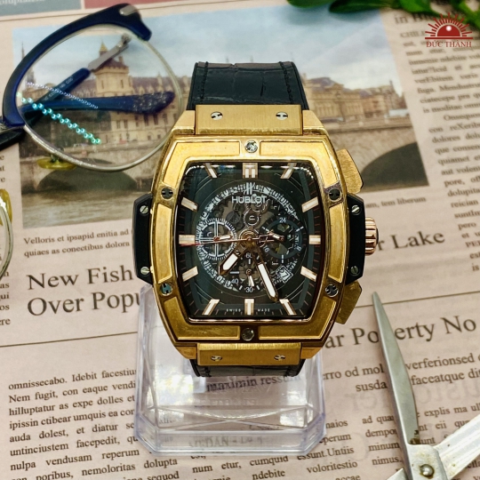 Đồng Hồ Tự Động Nam Hublot Senna Champion 88 - S382N141 - Đen Vàng