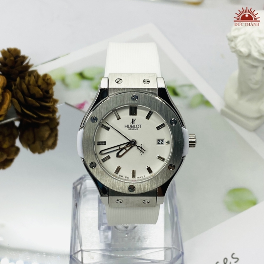 Đồng hồ Nữ Hublot Geneve 582888 - Full Trắng Trơn
