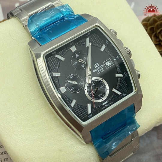 Đồng hồ Nam Casio Edifice 5162 - 6 kim - Mặt Vuông Đen