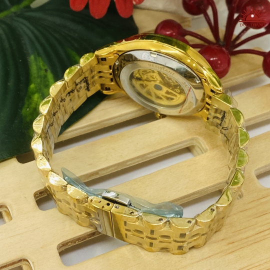 Đồng hồ tự động Longines - Vàng Gold - Lộ cơ