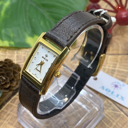 Đồng hồ Aolix 9046L - Dây Nâu