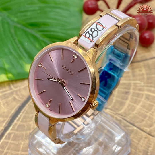 Đồng Hồ Gucci 035L - Hồng