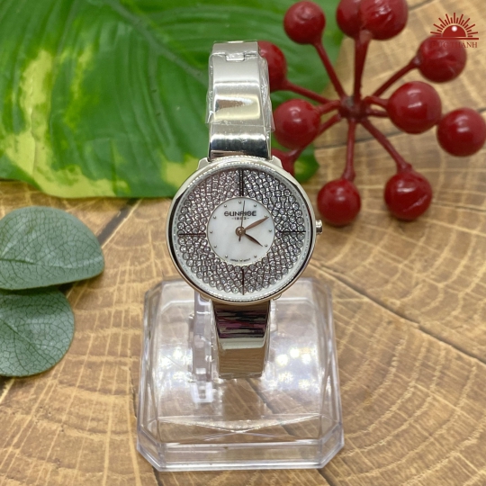 Đồng Hồ Sunrise 9987 - Inox Đính Đá 29mm