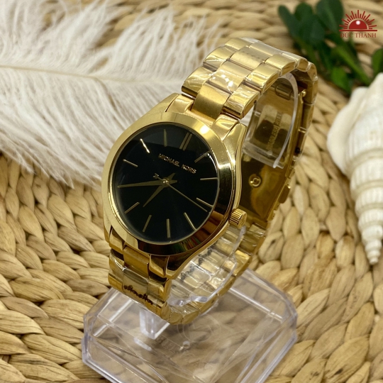Đồng hồ Michael Kors 3512 - Vàng Mặt Đen