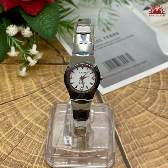 Đồng Hồ Rado Đá Đúc Nhí - 6677L - Bạc Trắng