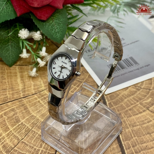 Đồng Hồ Rado Đá Đúc Nhí - 6677L - Bạc Trắng