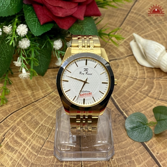 Đồng Hồ Nam Ray Rucci - 70034M - Vàng Đá Sapphire