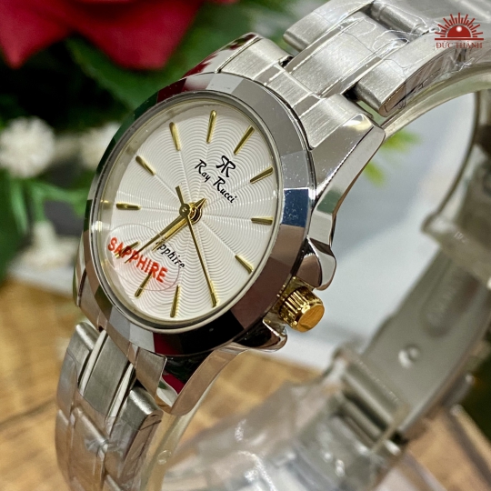 Đồng Hồ Nữ Ray Rucci - 70035L - Trắng Đá Sapphire