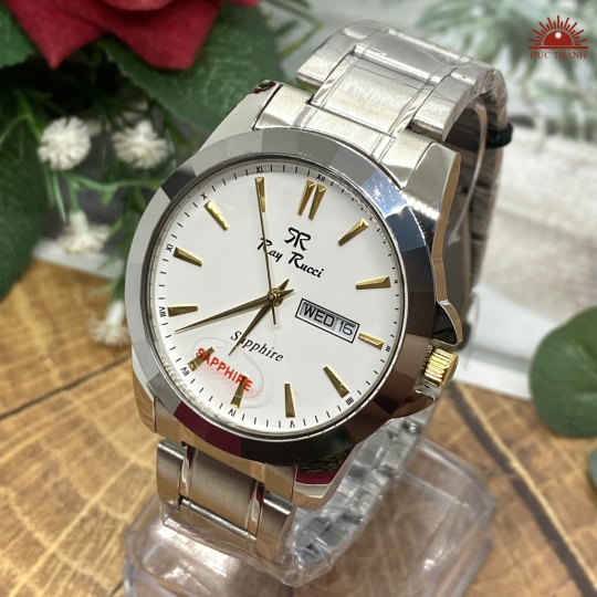 Đồng Hồ Nam Ray Rucci - 70035M - Trắng Đá Sapphire