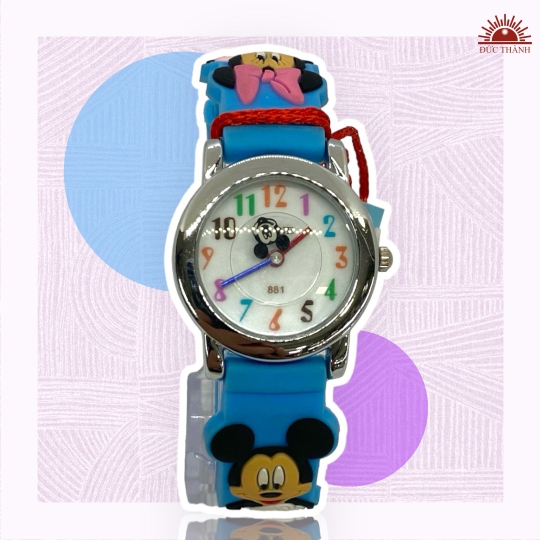 Đồng Hồ Trẻ Em SKONE - Mickey Xanh