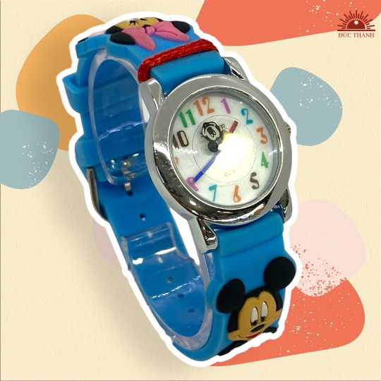Đồng Hồ Trẻ Em SKONE - Mickey Xanh