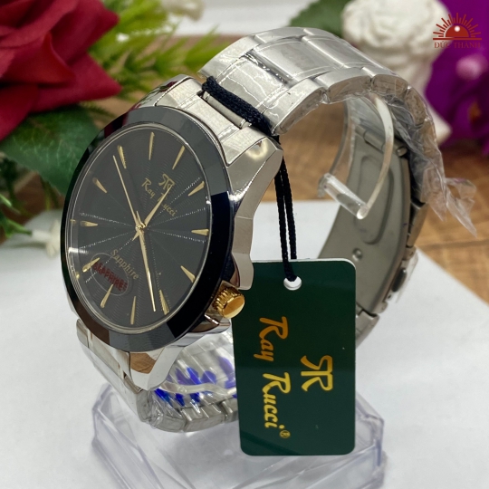 Đồng hồ Nam Ray Rucci - 70035M - Trắng Mặt Đen