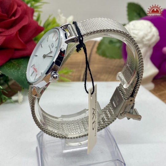 Đồng Hồ DW 0118810 - Vỏ Si Dây Inox - Full Trắng