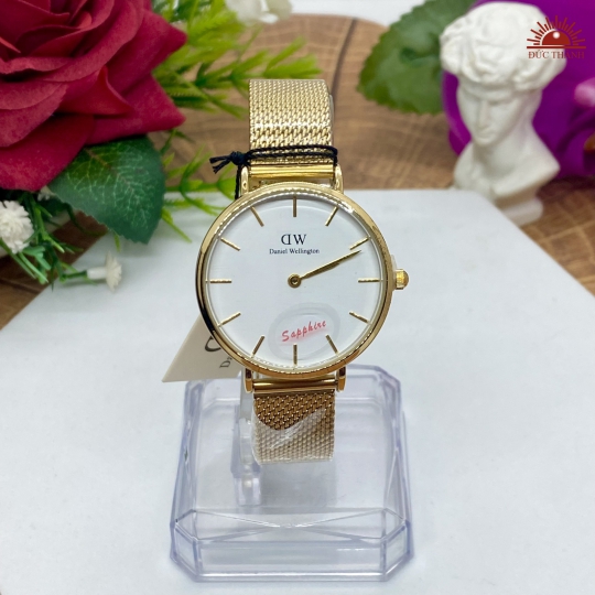 Đồng hồ DW 8106729 - Vỏ Xi Dây Inox - Vàng Trắng