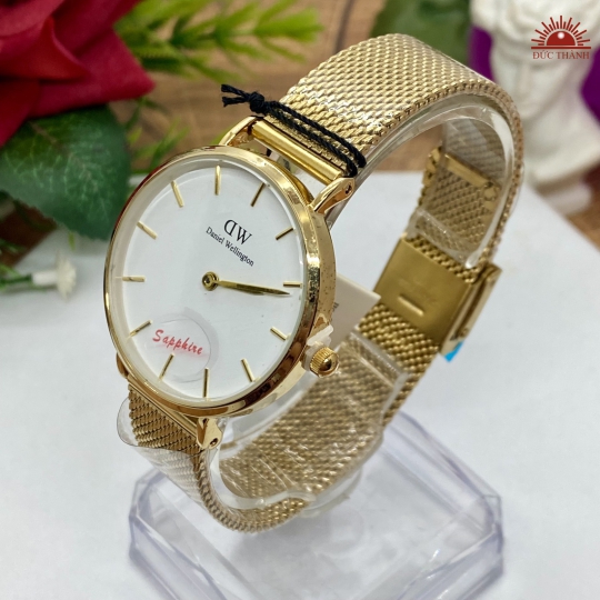 Đồng hồ DW 8106729 - Vỏ Xi Dây Inox - Vàng Trắng