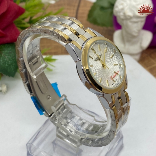 Đồng Hồ Nữ Longines Vỏ Xi Dây Inox - Đờ Mi 