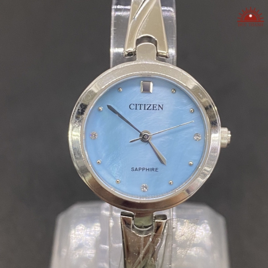 Đồng Hồ Citizen 7122L -  Lắc Tay - Mặt Xanh