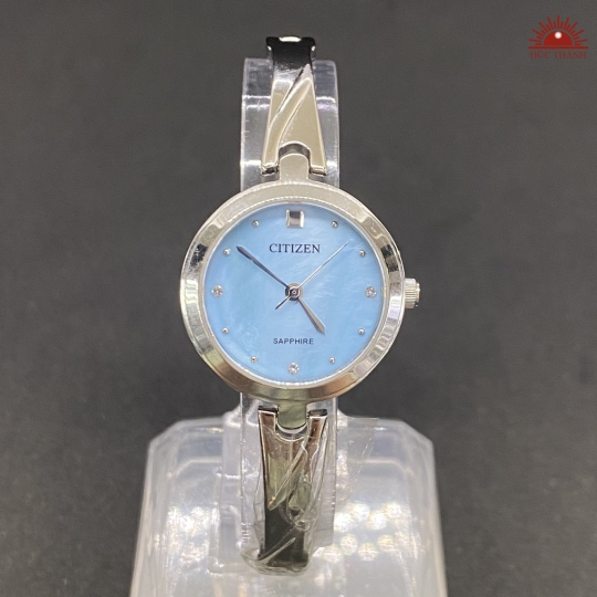 Đồng Hồ Citizen 7122L -  Lắc Tay - Mặt Xanh